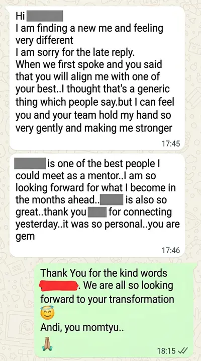 Participant feedback 3